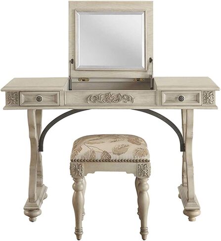 Wood Carved Applique Onlay Unpainted Corner Onlay Applique Door Cabinet Rose Unpainted European Style (20x5cm/7.87x1.97inch+21cm x 15cm/8.27 x 5.91inch) in Kuwait
