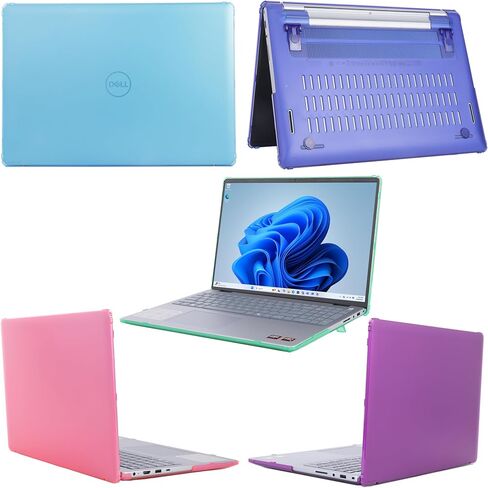 mCover Case Only Compatible with 2024～2025 16" Dell Inspiron 16 5640 5645 Series Clamshell Windows Laptop PC (NOT Fitting Any Other Dell Models) - Black in Kuwait