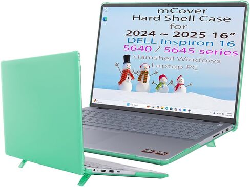 mCover Case Only Compatible with 2024～2025 16" Dell Inspiron 16 5640 5645 Series Clamshell Windows Laptop PC (NOT Fitting Any Other Dell Models) - Black in Kuwait