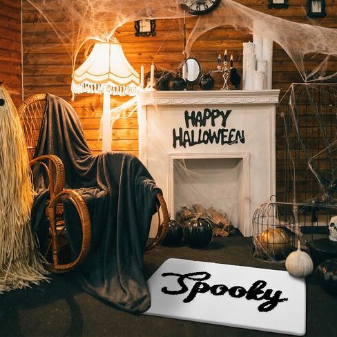 سجادة حمام من TRUEDAYS لعيد الشكر على شكل أوراق القيقب لديكور الحمام، ديكور لطيف للهالوين، سجادة حمام برتقالية غير قابلة للانزلاق، سجادة حمام كرتونية، سجادة حمام قطيفة قابلة للغسل in Kuwait