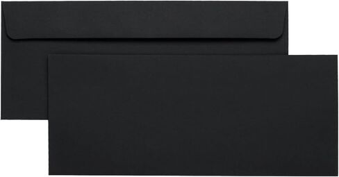 100 Pack Shicened #10 Level Letters ، 4-1/8 × 9-1/2 بوصات مظاريف ختم غامق ، رائعة لبطاقات المعايدة ، والبريد التجاري ، والشيكات ، والبطاقات البريدية ، والدعوات ، والتذاكر (أبيض) in Kuwait