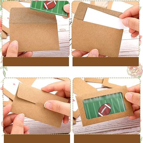 80 PCS 3.9 × 2.4 بوصة الأظرف بطاقة الهدايا نافذة الأكمام فارغة أظرف صغيرة بطاقة دعوة العمل الأظرف حاملات بطاقة العطلات لأكمام عيد الميلاد الأبيض in Kuwait