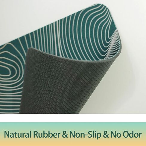 Square Mouse Pad, Green Marble Mouse Mat Design, Washable Mousepad Cloth, Non-Slip Rubber Base Computer Mouse Pads for Wireless Mouse in Saudi Arabia