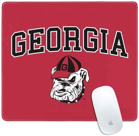 وسادة الماوس الصغيرة للألعاب Skinit - تصميم Georgia Bulldogs مرخص رسميًا مع حواف مخيطية ، قاعدة مطاطية مقاومة للماء ، حصيرة مكتب للوحة المفاتيح والماوس ، 12.6 "× 11 بوصة in Saudi Arabia