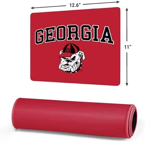 وسادة الماوس الصغيرة للألعاب Skinit - تصميم Georgia Bulldogs مرخص رسميًا مع حواف مخيطية ، قاعدة مطاطية مقاومة للماء ، حصيرة مكتب للوحة المفاتيح والماوس ، 12.6 "× 11 بوصة in Saudi Arabia