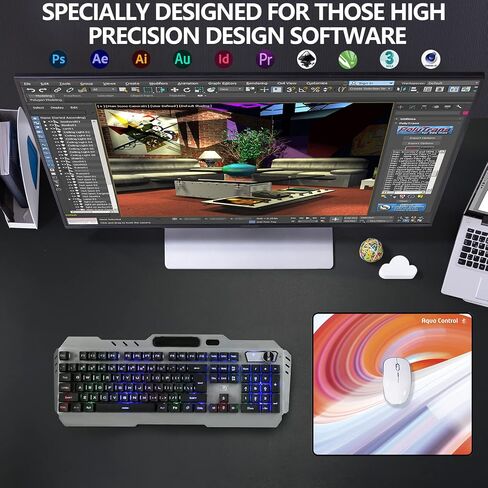 X-Raypad Update Version Aqua Control Zero AC0 Gaming Mouse Pad, Ultra-High Precision Mouse Pad with Perfect Speed and Control Capability, Designed for Fps Players with Low DPI Requirements in Kuwait