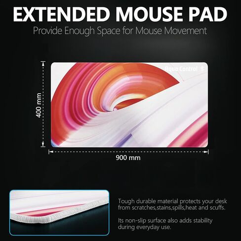X-Raypad Update Version Aqua Control Zero AC0 Gaming Mouse Pad, Ultra-High Precision Mouse Pad with Perfect Speed and Control Capability, Designed for Fps Players with Low DPI Requirements in Kuwait