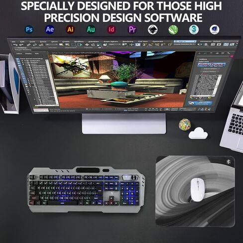 X-Raypad Update Version Aqua Control Zero AC0 Gaming Mouse Pad, Ultra-High Precision Mouse Pad with Perfect Speed and Control Capability, Designed for Fps Players with Low DPI Requirements in Kuwait