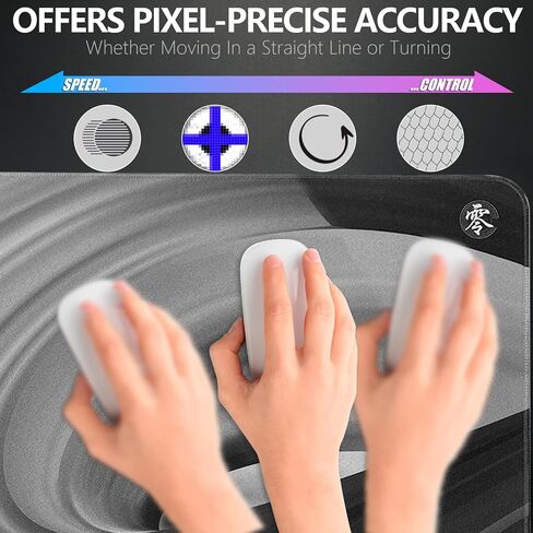 X-Raypad Update Version Aqua Control Zero AC0 Gaming Mouse Pad, Ultra-High Precision Mouse Pad with Perfect Speed and Control Capability, Designed for Fps Players with Low DPI Requirements in Kuwait