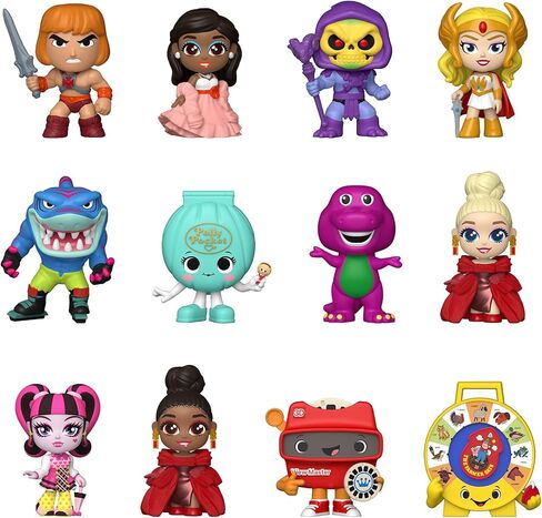 Funko Mystery Minis: Retro Toys - He -Man - 12 PC PDQ - Masters of the Universe - شخصية فينيل قابلة للتحصيل - فكرة الهدية - البضائع الرسمية - ألعاب للأطفال والكبار - عشاق التلفزيون والعرض in Saudi Arabia