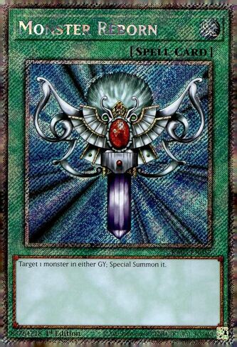 Monster Reborn (Platinum Secret Rare) - RA03-EN052 - Platinum Secret Rare - 1st Edition in Saudi Arabia