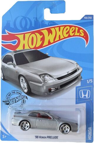 Hot Wheels 1/5 '98 Prelude 166/250, Silver in Saudi Arabia