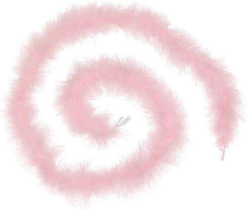 Touch of Nature 1-Piece Feather Marabou Craft Boa for Arts and Crafts, 1-Yard, Black in Kuwait