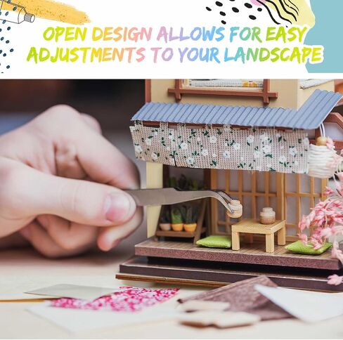 Yalikop 2 PCS غير مكتملة Diorama Display Case مربع 11.8 × 8.7 × 8.3 بوصة لمشاريع DIY الحرفية ، والأرقام المصغرة ، والدمى ، ومشاهد الغابات المطيرة (4 جوانب) in Kuwait