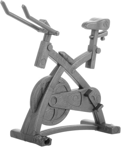 Toyandona Dollhouse Dynamic Bicycle Model Miniature Fitness Equipman in Saudi Arabia