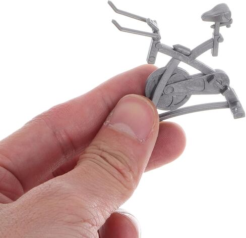 Toyandona Dollhouse Dynamic Bicycle Model Miniature Fitness Equipman in Saudi Arabia