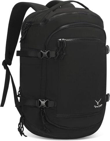 Hynes Eagle Travel Backpack Praftop Propack 17 بوصة خفيفة الوزن معتمدة حمل على حقيبة عنصر شخصية Bag Weekender DayPack 20L أسود in Kuwait