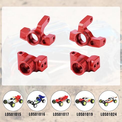 مجموعة محور المغزل Globact RC ، مفاصل التوجيه الأمامية ، كتل Caster C-Hubs و OPER HUBS لـ BUGGY LOSI 1/16 MINI-B 1/18 MINI-T ، استبدل LOS214006 ، LOS214005 ، LOS3110055 in Saudi Arabia