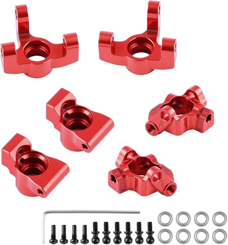 مجموعة محور المغزل Globact RC ، مفاصل التوجيه الأمامية ، كتل Caster C-Hubs و OPER HUBS لـ BUGGY LOSI 1/16 MINI-B 1/18 MINI-T ، استبدل LOS214006 ، LOS214005 ، LOS3110055 in Saudi Arabia