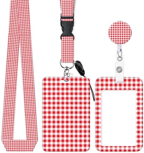 حامل شارة الهوية مع الحبل القابل للسحب والقابل للانفصال ، شارة لطيفة بكرة شارة الحبل مع مقطع كارابينر للنساء والمدرسين والممرضات والطلاب والعمل المثالي والمكتب (ديزي الأخضر) in Kuwait