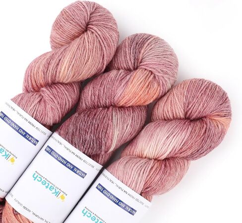Katech Lradient Yarn for Crocheting Knitting- Color Wool Wool Yarn-3x100g 38 ٪ Acrylic 52 ٪ Perfect for Ofchves ، in Kuwait