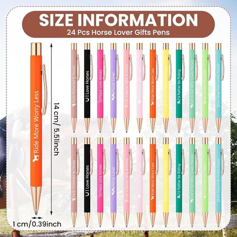24 PCS Horse Lover Assts Gifts Western Party Party Favors Horse Point Prose مع أقوال هدايا عيد الميلاد للفروسية لمستلزمات School School Supplies Show Merch Raffle Gifts تحت عنوان in Saudi Arabia