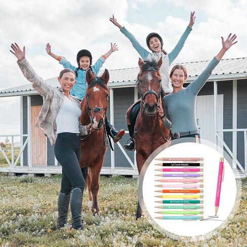 24 PCS Horse Lover Assts Gifts Western Party Party Favors Horse Point Prose مع أقوال هدايا عيد الميلاد للفروسية لمستلزمات School School Supplies Show Merch Raffle Gifts تحت عنوان in Saudi Arabia
