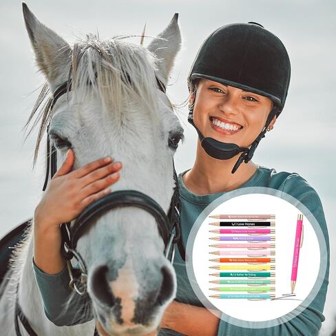 24 PCS Horse Lover Assts Gifts Western Party Party Favors Horse Point Prose مع أقوال هدايا عيد الميلاد للفروسية لمستلزمات School School Supplies Show Merch Raffle Gifts تحت عنوان in Saudi Arabia