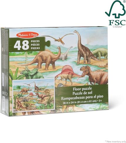 Melissa & Doug Floor Puzzle Dinosaurs Toys & Games Puzzles Lci421 in Saudi Arabia