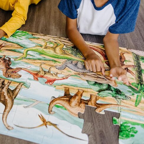 Melissa & Doug Floor Puzzle Dinosaurs Toys & Games Puzzles Lci421 in Saudi Arabia