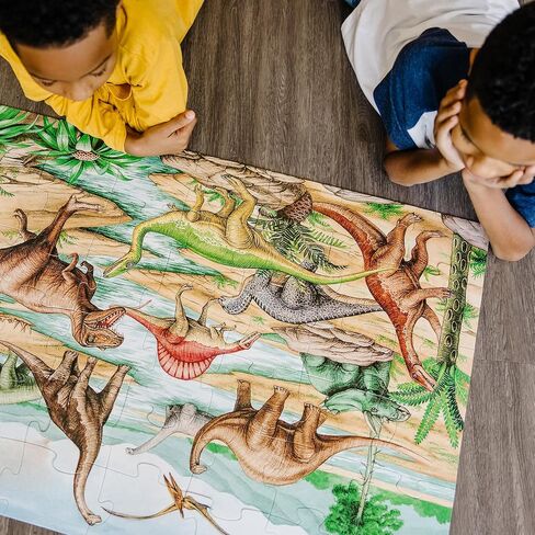 Melissa & Doug Floor Puzzle Dinosaurs Toys & Games Puzzles Lci421 in Saudi Arabia