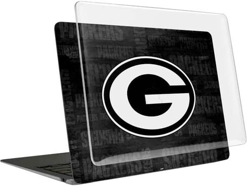 Skinit Case + Skin Compatible with MacBook Air 13in M1 (2021) - Officially Licensed NFL Green Bay Packers Black & White Design in Saudi Arabia