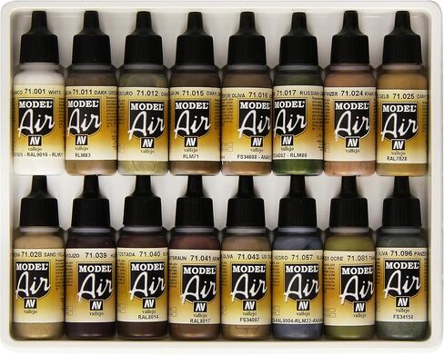 Vallejo WWII German/Allied 16 Color Paint Set in Saudi Arabia