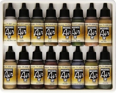 Vallejo WWII German/Allied 16 Color Paint Set in Saudi Arabia