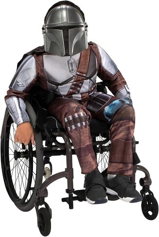 STAR WARS The Mandalorian Official Youth Adaptive Costume - Costumes with Adaptive Features (Wheel Cover Sold Separately) in Saudi Arabia