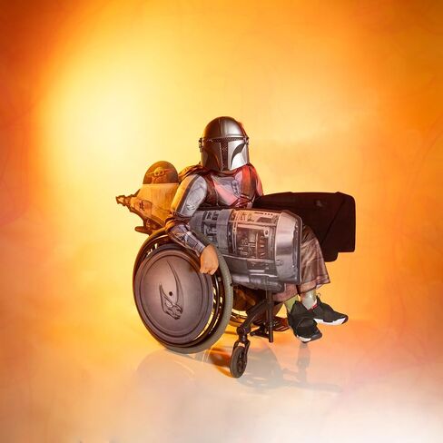 STAR WARS The Mandalorian Official Youth Adaptive Costume - Costumes with Adaptive Features (Wheel Cover Sold Separately) in Saudi Arabia