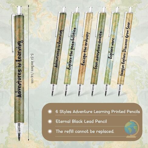 60 Pcs Motivational Eternal Pencils Gift for Student from Teacher, Motivational Forever Pencils, Halloween Party Gifts, Funny Holiday Reward, Travel Themed Party Favors(Bee) in Saudi Arabia