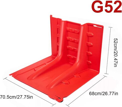 10-Pcs Flood Protection Barrier, ABS L-Type Flood Control Box Wall Removable Combination Water Barrier for Underground Passages,Garages,Warehouses,Home,Doors in Saudi Arabia