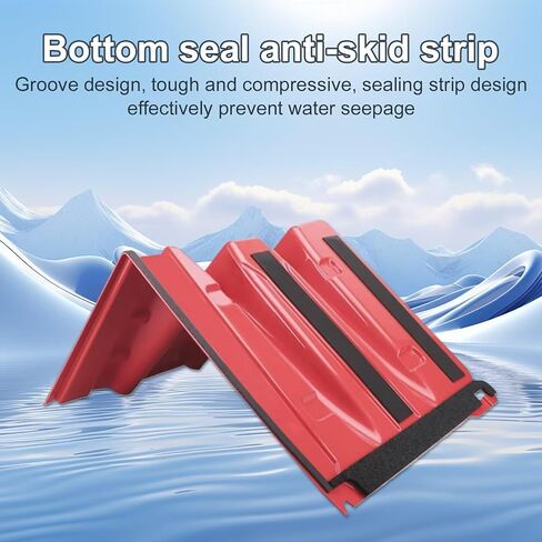 10-Pcs Flood Protection Barrier, ABS L-Type Flood Control Box Wall Removable Combination Water Barrier for Underground Passages,Garages,Warehouses,Home,Doors in Saudi Arabia