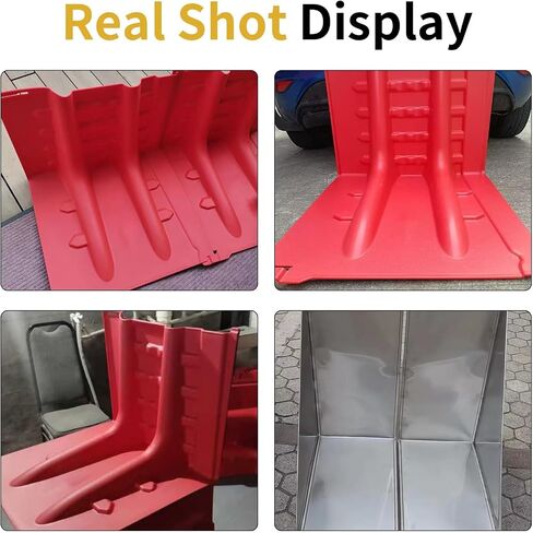 10-Pcs Flood Protection Barrier, ABS L-Type Flood Control Box Wall Removable Combination Water Barrier for Underground Passages,Garages,Warehouses,Home,Doors in Saudi Arabia