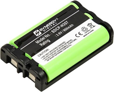 Synergy Digital Cordless Phone Battery, Compatible with Radio Shack 435862-BASE Cordless Phone, (Ni-MH, 3.6V, 900mAh) Ultra High Capacity, Replacement for Uniden BT-0003 Battery in Saudi Arabia