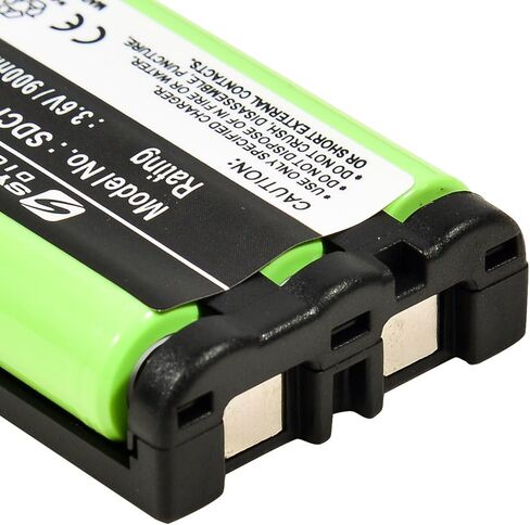 Synergy Digital Cordless Phone Battery, Compatible with Radio Shack 435862-BASE Cordless Phone, (Ni-MH, 3.6V, 900mAh) Ultra High Capacity, Replacement for Uniden BT-0003 Battery in Saudi Arabia