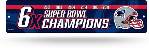 لافتة شارع بلاستيكية بشعار NFL Philadelphia Eagles It's A Philly Thing من ريكو إندستريز، لافتة شارع بلاستيكية مقاس 4 × 16 بوصة، بيضاء in Saudi Arabia