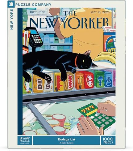 New York Puzzle Company - New Yorker Bodega Cat - 1000 Piece Jigsaw Puzzle in Saudi Arabia