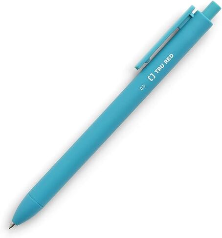 STAPLES TRU RED Retractable Quick Dry Gel Pens Fine Point 0.5mm Asst 5/Pk in Saudi Arabia