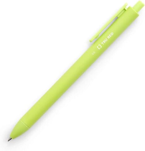 STAPLES TRU RED Retractable Quick Dry Gel Pens Fine Point 0.5mm Asst 5/Pk in Saudi Arabia