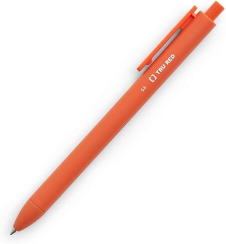 STAPLES TRU RED Retractable Quick Dry Gel Pens Fine Point 0.5mm Asst 5/Pk in Saudi Arabia