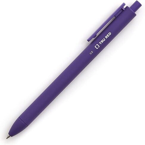 STAPLES TRU RED Retractable Quick Dry Gel Pens Fine Point 0.5mm Asst 5/Pk in Saudi Arabia