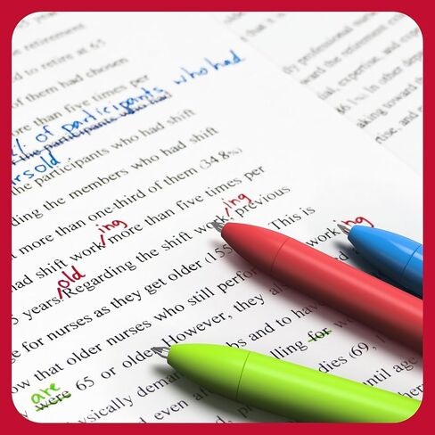 STAPLES TRU RED Retractable Quick Dry Gel Pens Fine Point 0.5mm Asst 5/Pk in Saudi Arabia