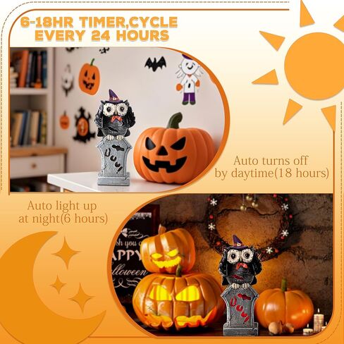 Leekung Halloween Tree Dead Tree Skull Head تمثال - مع أضواء LED مخيفة لديكورات العطلات، تماثيل الهالوين والتماثيل الصغيرة، تمثال رأس هيكل عظمي لدعائم الهالوين، هدايا قابلة للجمع مسكونة in Kuwait